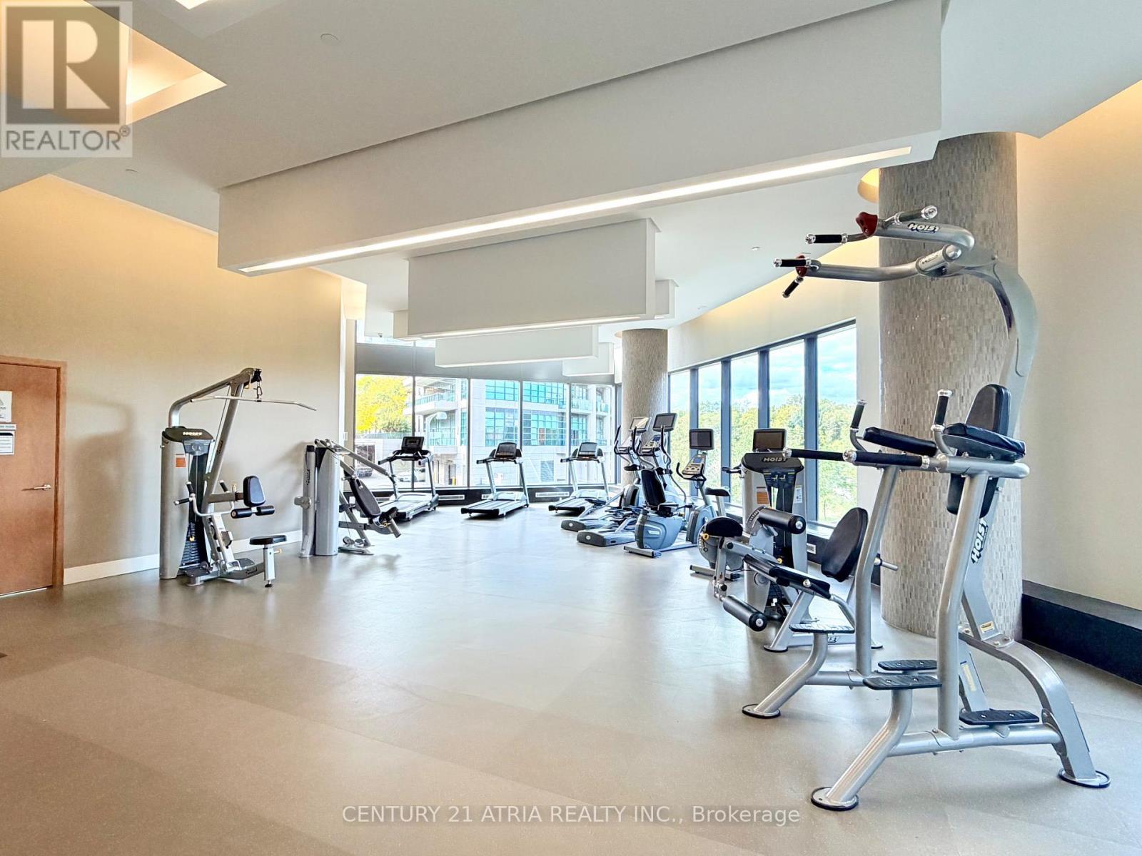 201 - 160 Vanderhoof Avenue, Toronto, ON - Indoor Photo Showing Gym Room
