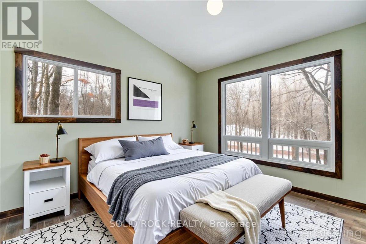 VIRTUALLY STAGED - 132 Beaver Creek Road, Marmora And Lake (Marmora Ward), ON - Indoor Photo Showing Bedroom