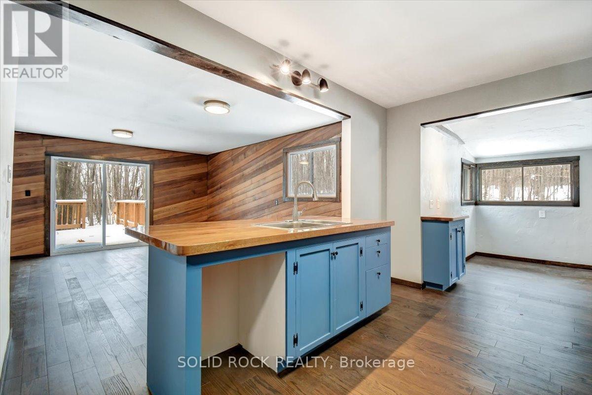 Second Level Kitchen/dining room view - 132 Beaver Creek Road, Marmora And Lake (Marmora Ward), ON - Indoor Photo Showing Kitchen