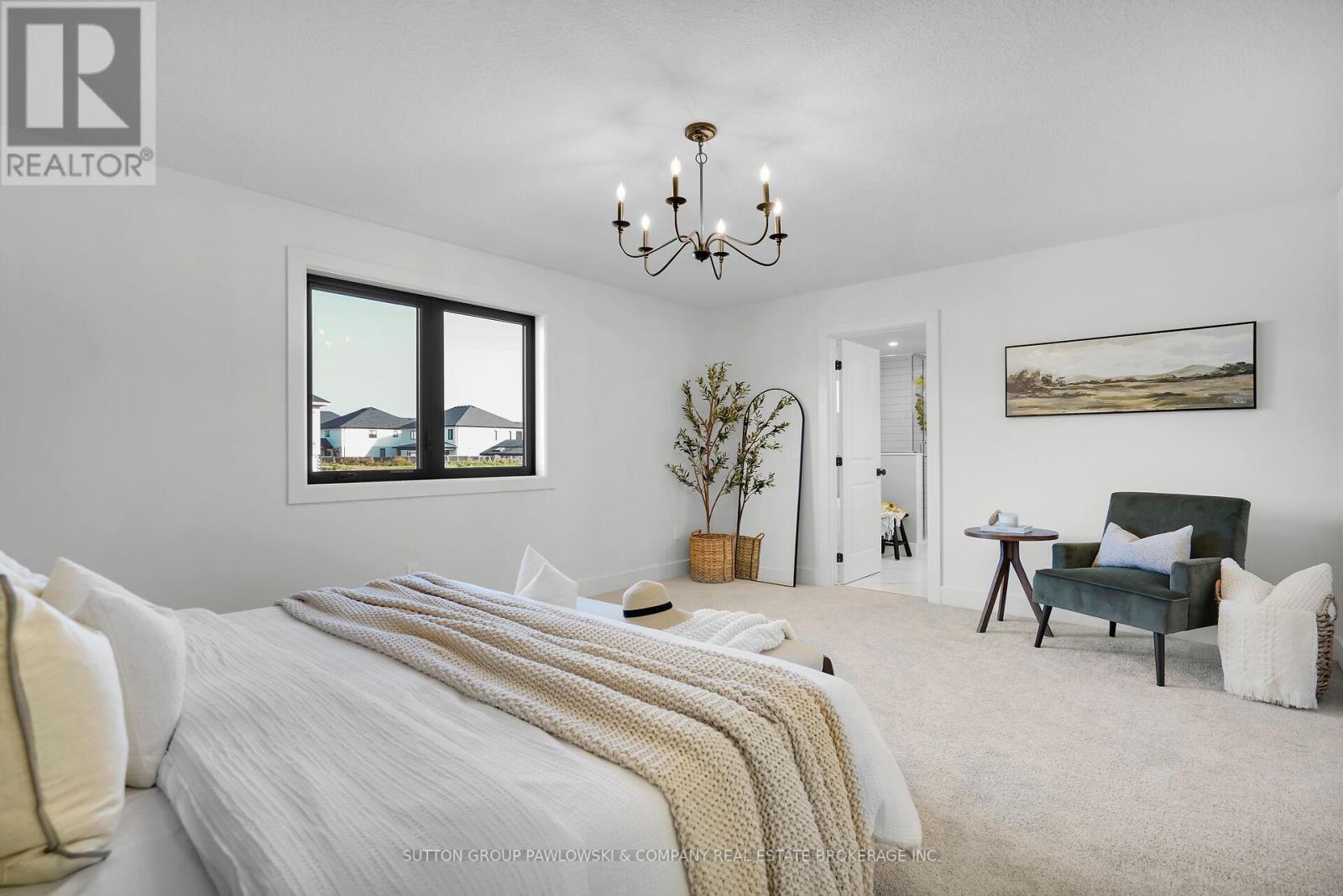 Photos are of model & show upgrades not included. - Lot #52 - 65 Arrowwood Path, Middlesex Centre (Ilderton), ON - Indoor Photo Showing Bedroom