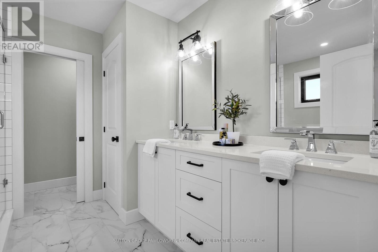 Photos are of model & show upgrades not included. - Lot #52 - 65 Arrowwood Path, Middlesex Centre (Ilderton), ON - Indoor Photo Showing Bathroom
