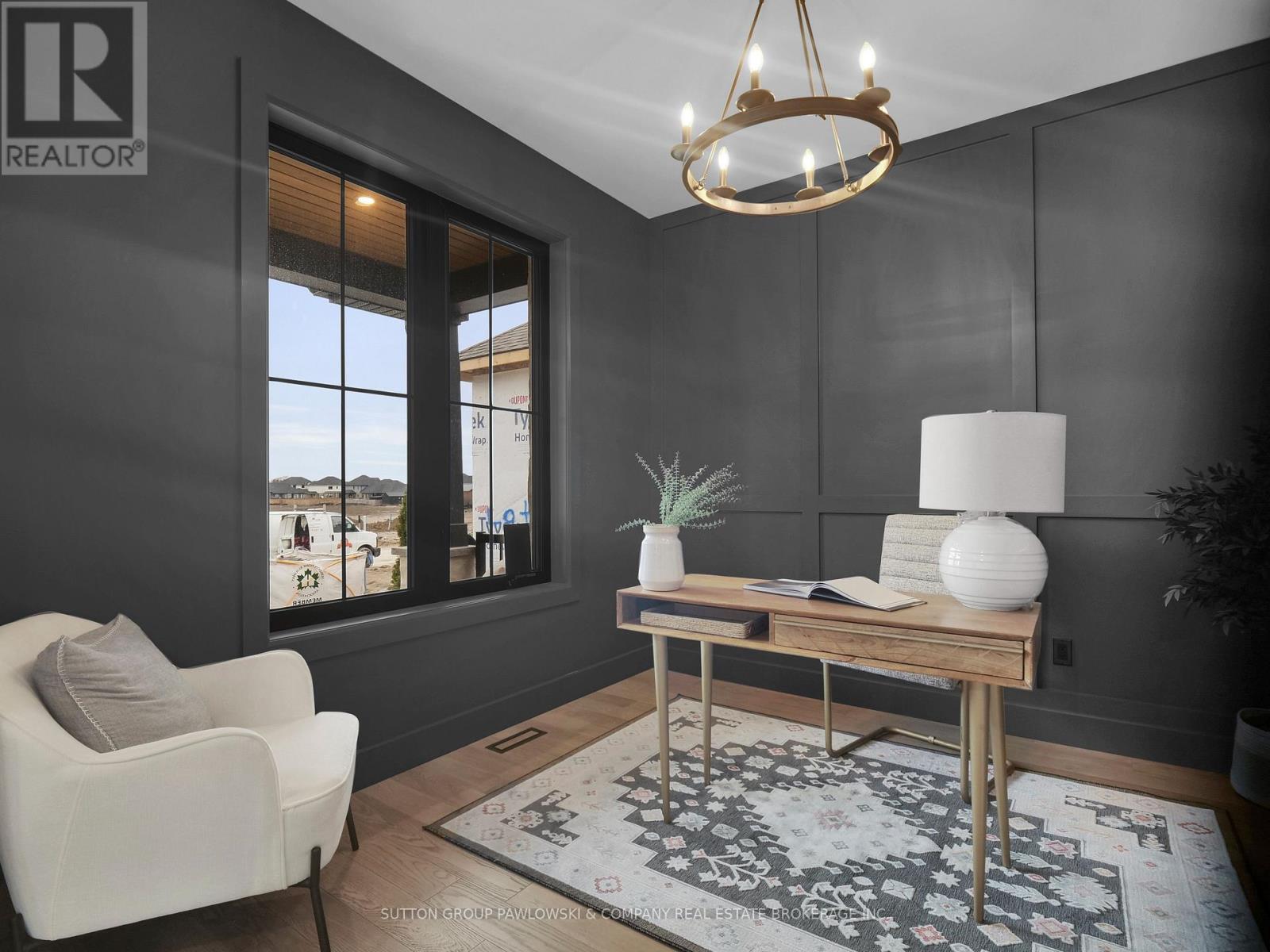 Photos are of model & show upgrades not included. - Lot #16 - 190 Timberwalk Trail, Middlesex Centre (Ilderton), ON - Indoor Photo Showing Office