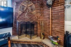 Woodburning fireplace -