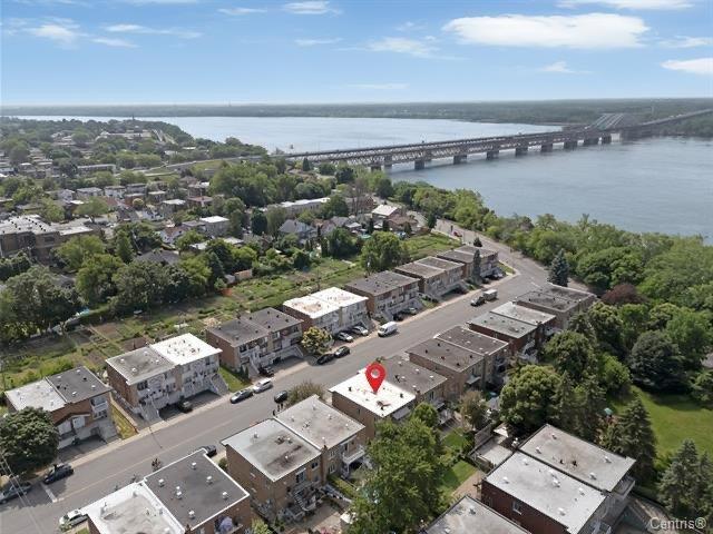 Aerial photo - 44 Rue Des Oblats, Montréal (Lasalle), QC - Outdoor With Body Of Water With View