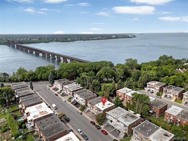 Aerial photo - 44 Rue Des Oblats, Montréal (Lasalle), QC - Outdoor With Body Of Water With View