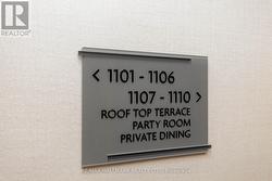 Amenity Sign at 120 Parliament -