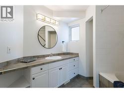 Second bathroom on top floor -