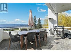 Large deck on main floor off of kitchen -