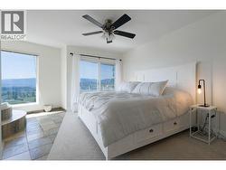 Primary bedroom on top floor with expansive views of the valley. -