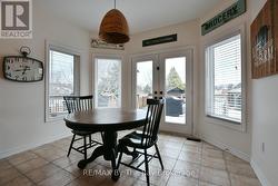 Breakfast Nook With French Doors to Large Deck -