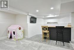 Bar Area with Shiplap Accents -