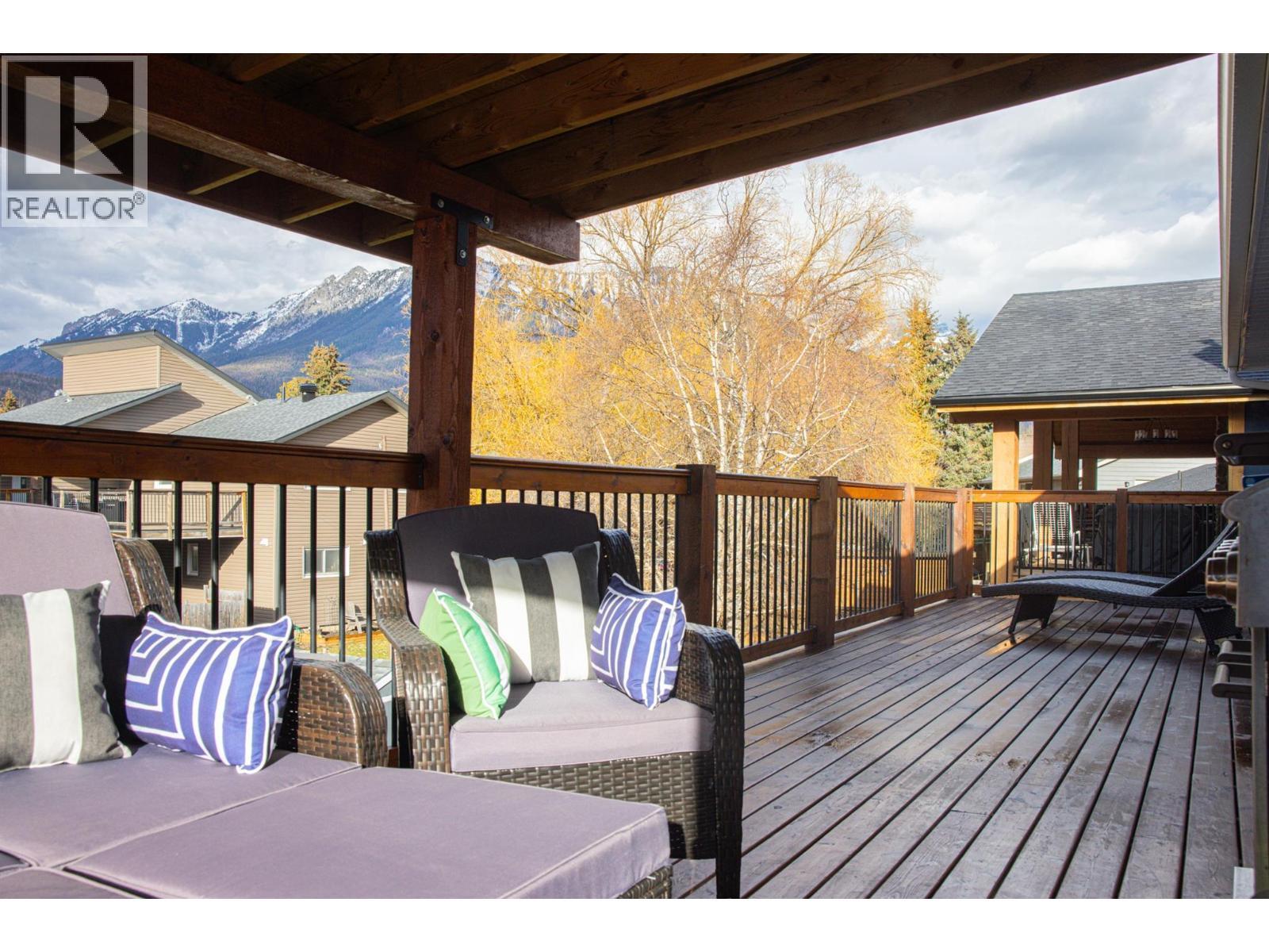 36 Mt Klauer Street, Fernie, BC - Outdoor With Deck Patio Veranda With Exterior