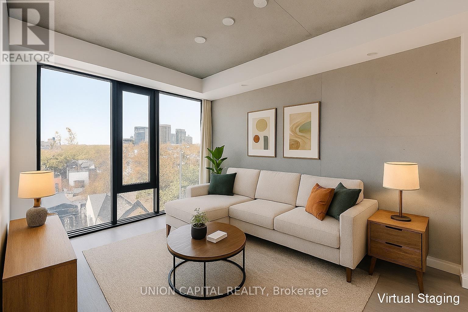 502 - 195 Mccaul Street, Toronto, ON - Indoor Photo Showing Living Room