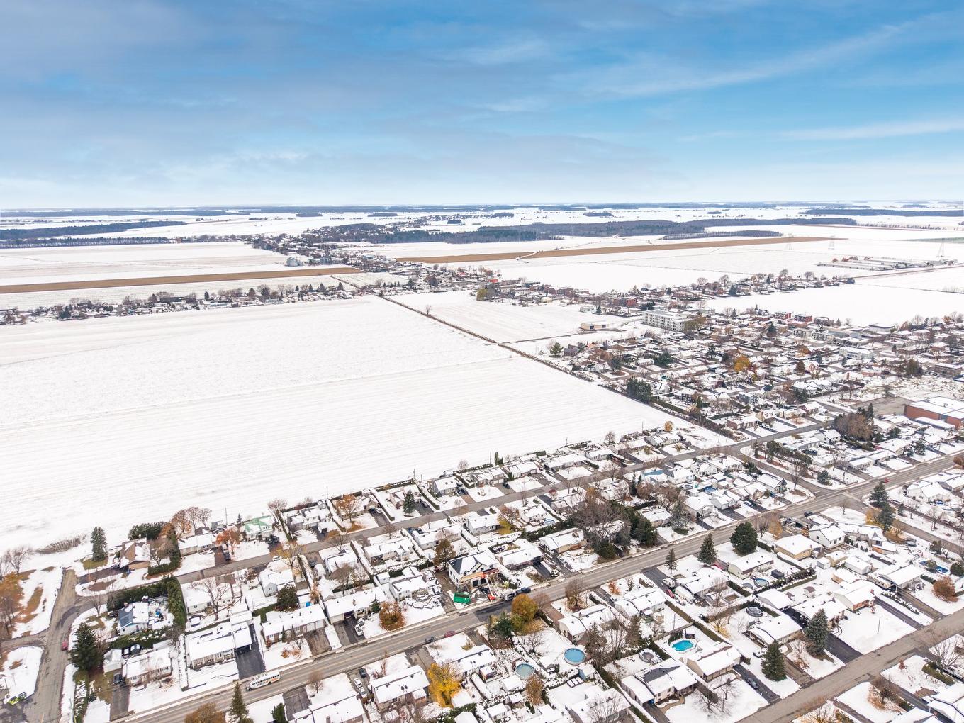 Aerial photo - 6285 Av. Pinard, Saint-Hyacinthe, QC - Outdoor With View