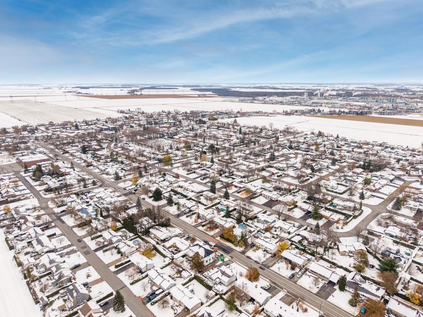 Aerial photo - 6285 Av. Pinard, Saint-Hyacinthe, QC - Outdoor With View
