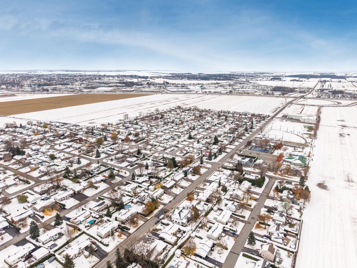 Aerial photo - 6285 Av. Pinard, Saint-Hyacinthe, QC - Outdoor With View