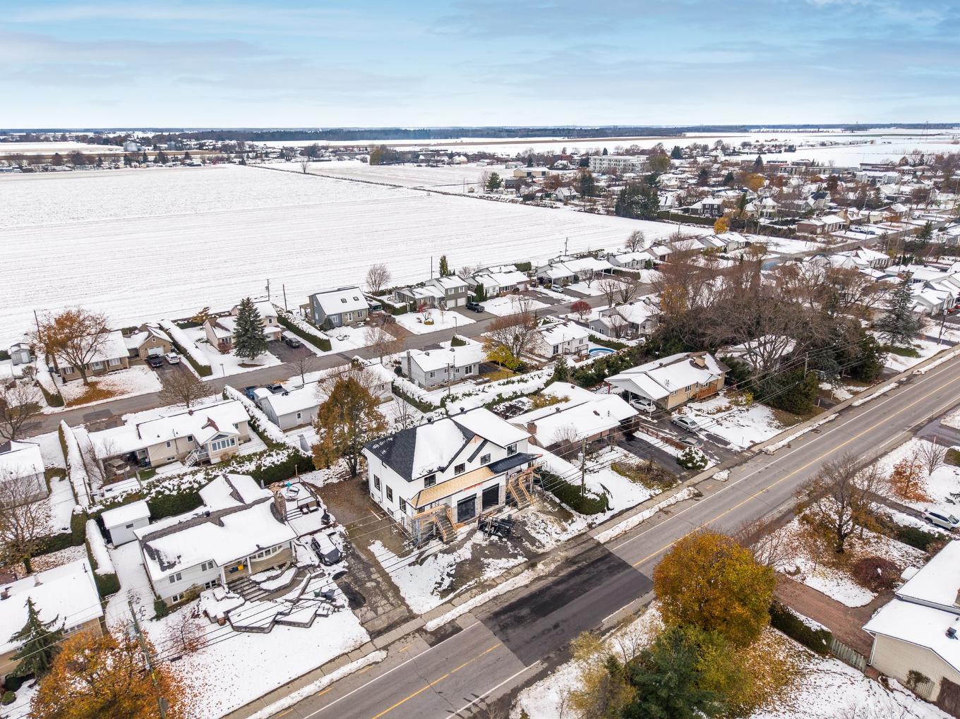Aerial photo - 6285 Av. Pinard, Saint-Hyacinthe, QC - Outdoor With View