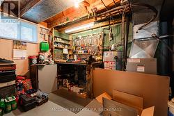 Workshop with large vinyl window -