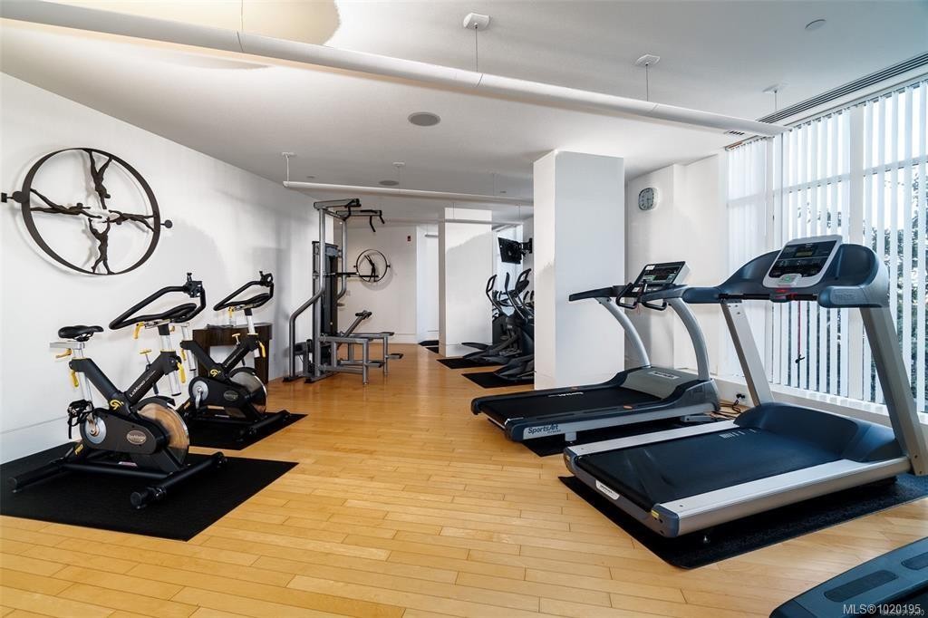 213-100 Saghalie Rd, Victoria, BC - Indoor Photo Showing Gym Room