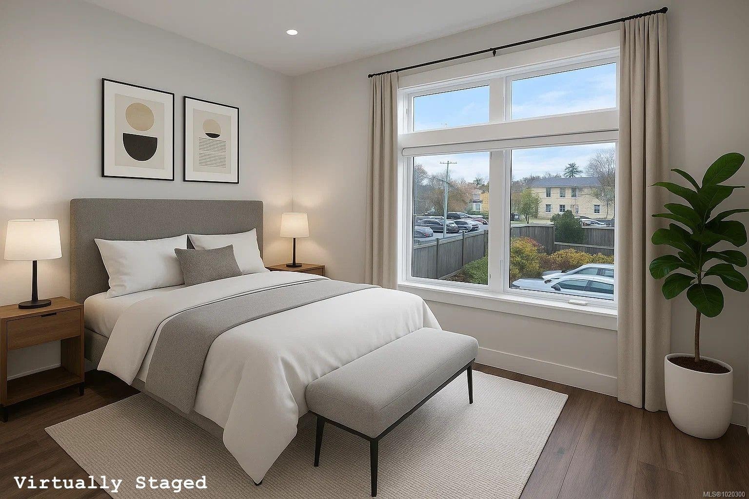 1480 Dallas Rd, Victoria, BC - Indoor Photo Showing Bedroom