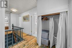 Clothes closet or laundry hub -