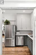 Stainless steel appliances included -