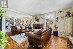 living room off the main entrance -