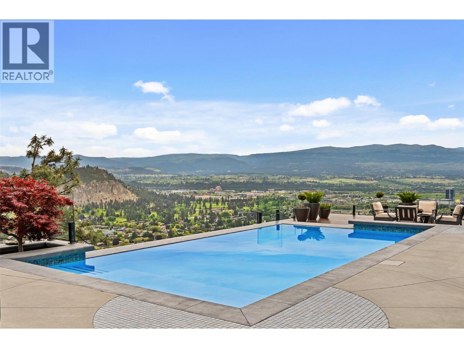 733 Forestridge Lane, Kelowna, BC - Outdoor With In Ground Pool With View