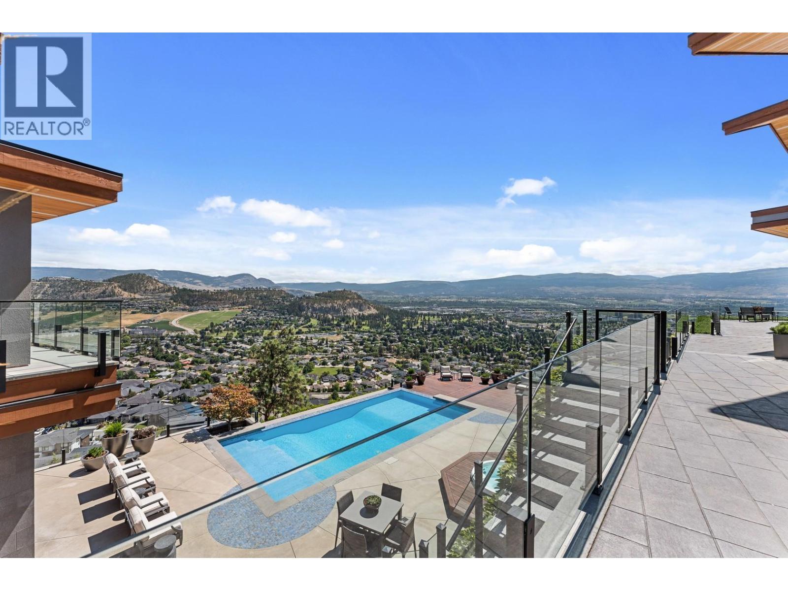733 Forestridge Lane, Kelowna, BC - Outdoor With In Ground Pool With View