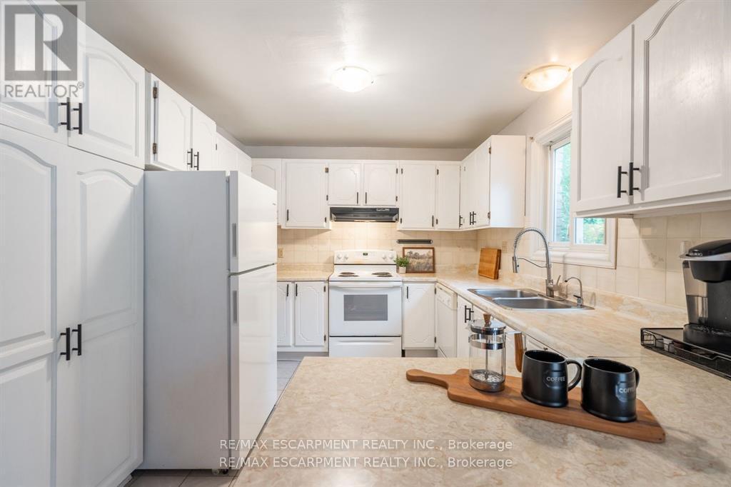 16 Flamingo Drive, Hamilton, ON - Indoor Photo Showing Kitchen With Double Sink