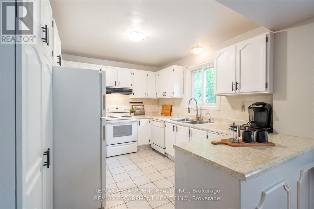 16 Flamingo Drive, Hamilton, ON - Indoor Photo Showing Kitchen With Double Sink