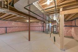 Rough in for bathroom, utilities neat in 1 corner -