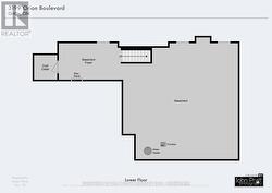 Basement floor plan -