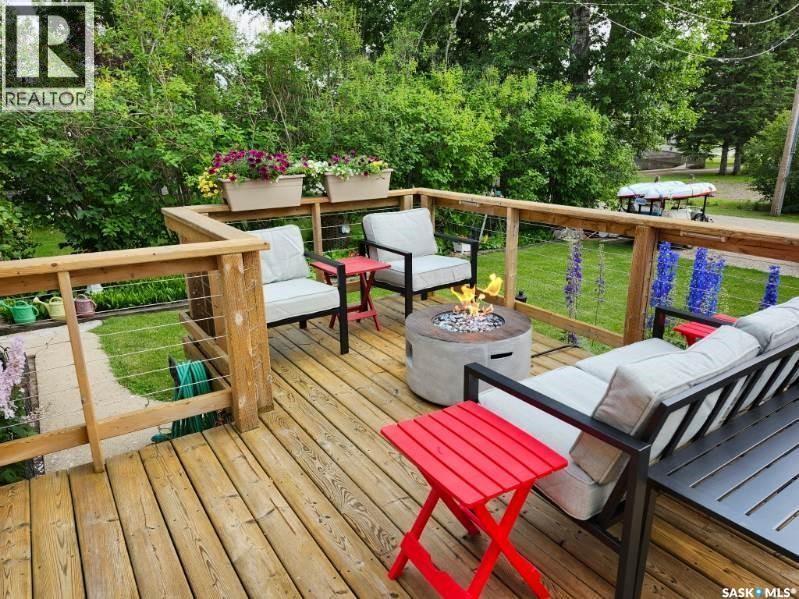 421 Logan Avenue, White Fox, SK - Outdoor With Deck Patio Veranda