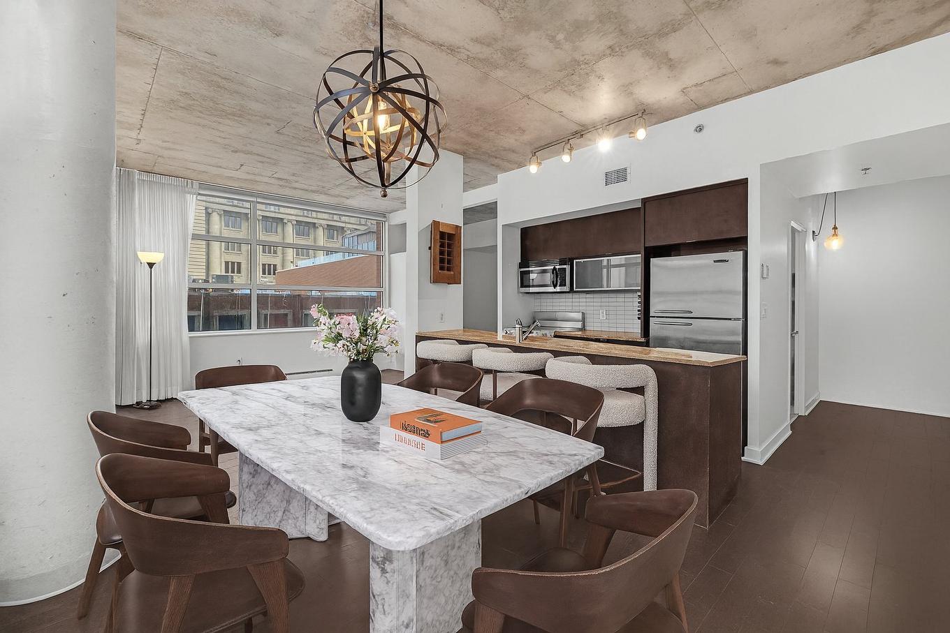 Salle à manger - 405-630 Rue William, Montréal (Ville-Marie), QC - Indoor Photo Showing Dining Room
