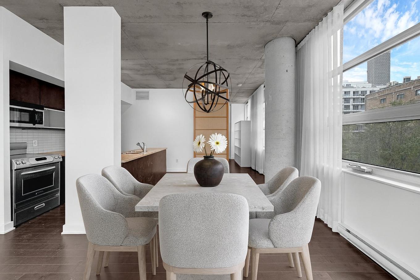 Salle à manger - 405-630 Rue William, Montréal (Ville-Marie), QC - Indoor Photo Showing Dining Room