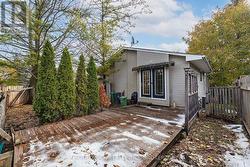 rear deck from dining room -