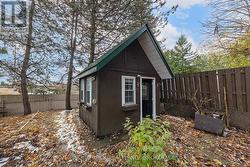 Shed is heated/insulated -