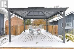 Backyard pergola and decking -