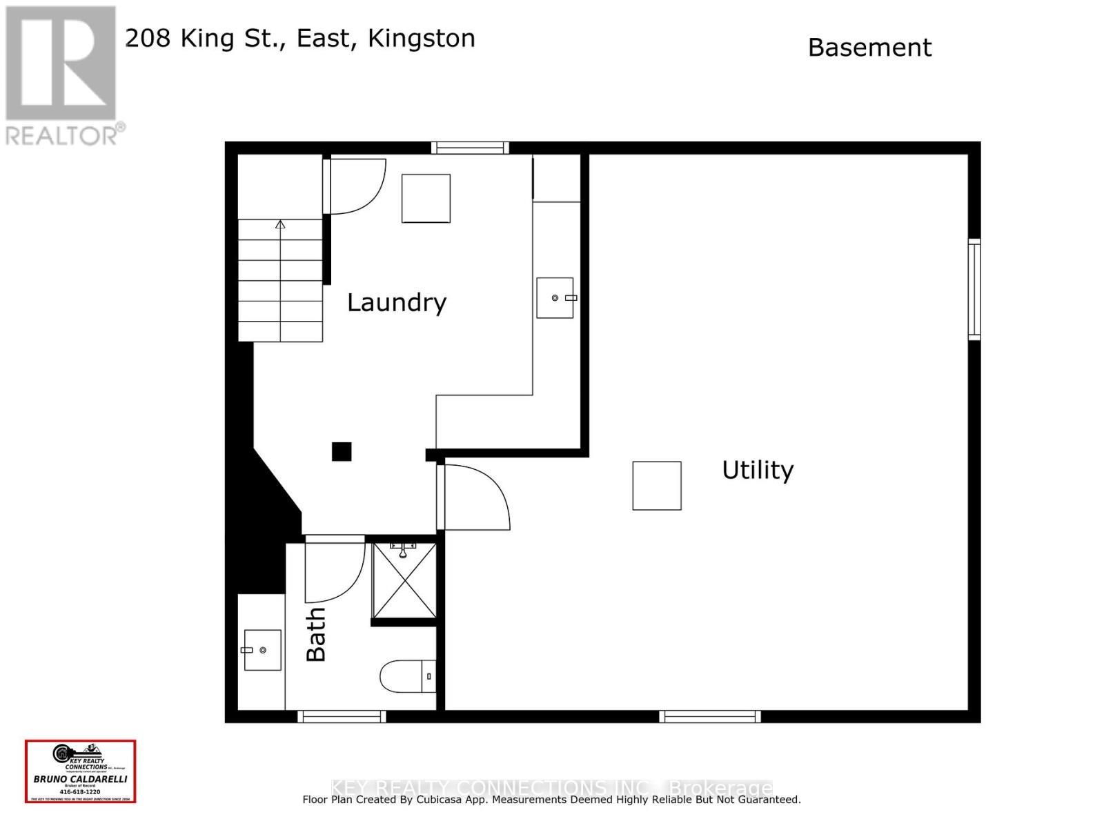 Floor plans - Basement - 208 King Street E, Kingston, ON - Other
