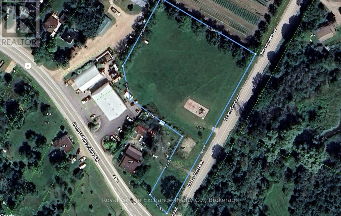 543 Bervie Sideroad - aerial view - 543 Bervie Side Road, Kincardine, ON