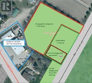 Example of proposed severance plan - 543 Bervie Side Road, Kincardine, ON