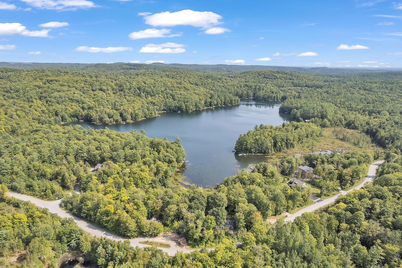 Aerial photo - 436 Ch. Blackburn, Val-Des-Monts, QC - Outdoor With Body Of Water With View