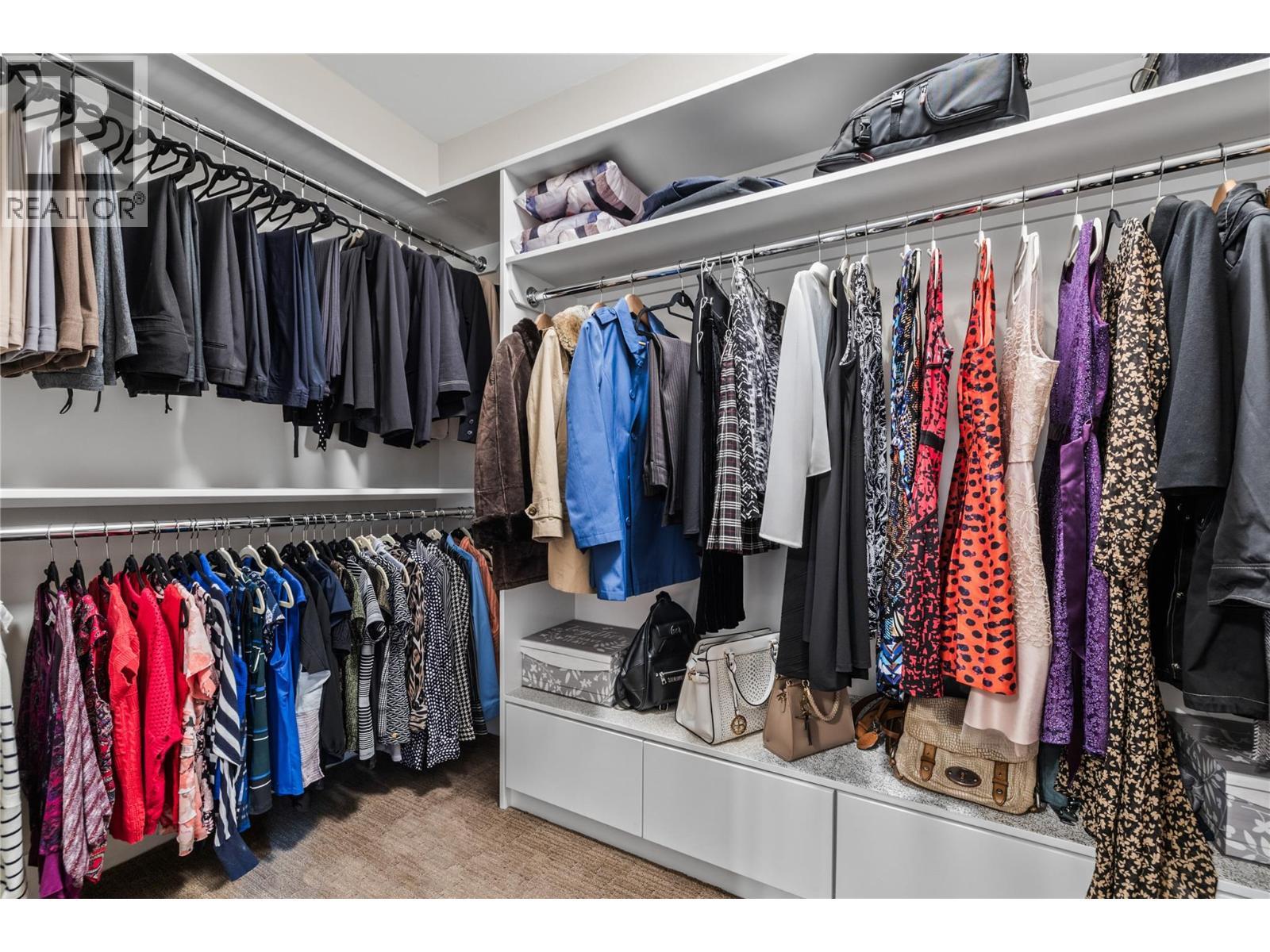 Walk-in closet - 1376 Mine Hill Drive, Kelowna, BC - Indoor With Storage