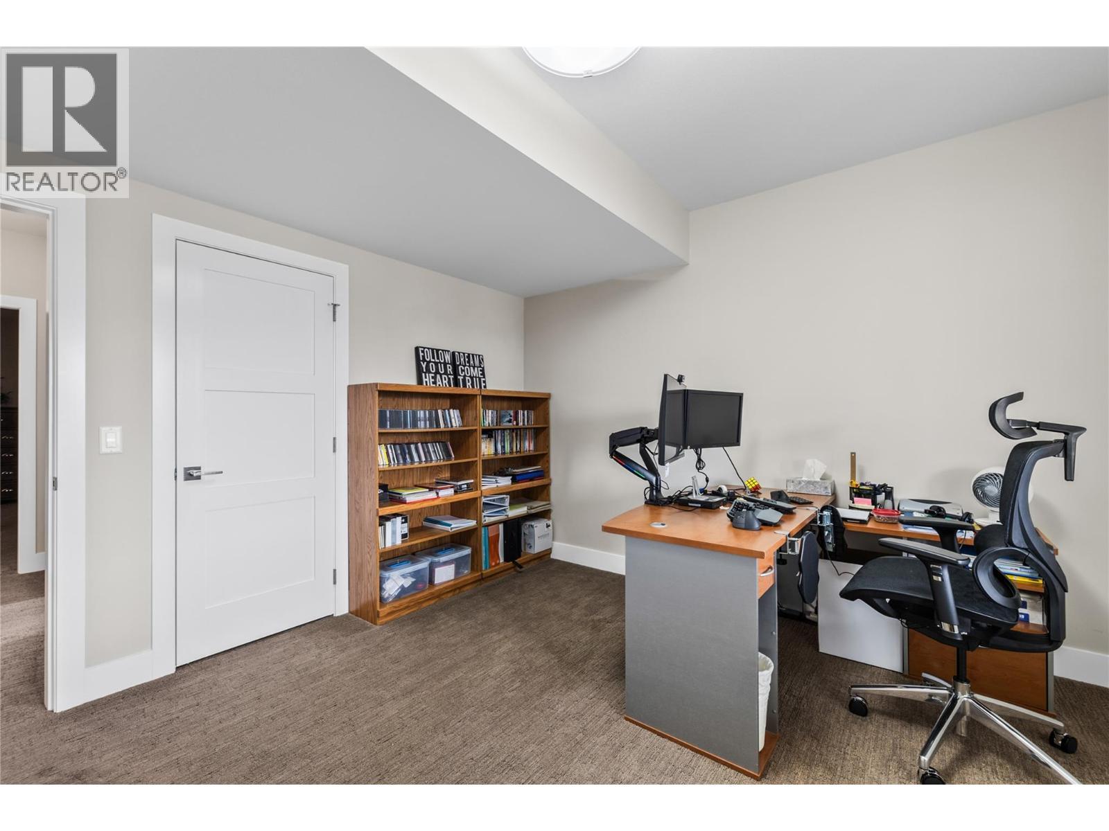 Fourth bedroom - 1376 Mine Hill Drive, Kelowna, BC - Indoor Photo Showing Office