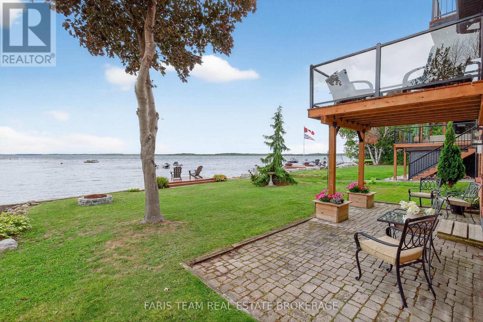 238 Robins Point Road, Tay, ON - Outdoor With Body Of Water With Deck Patio Veranda