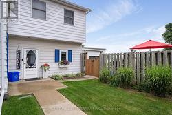 Walkout to sideyard from kitchen -