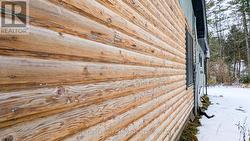 Seller started refinishing process of logs. -