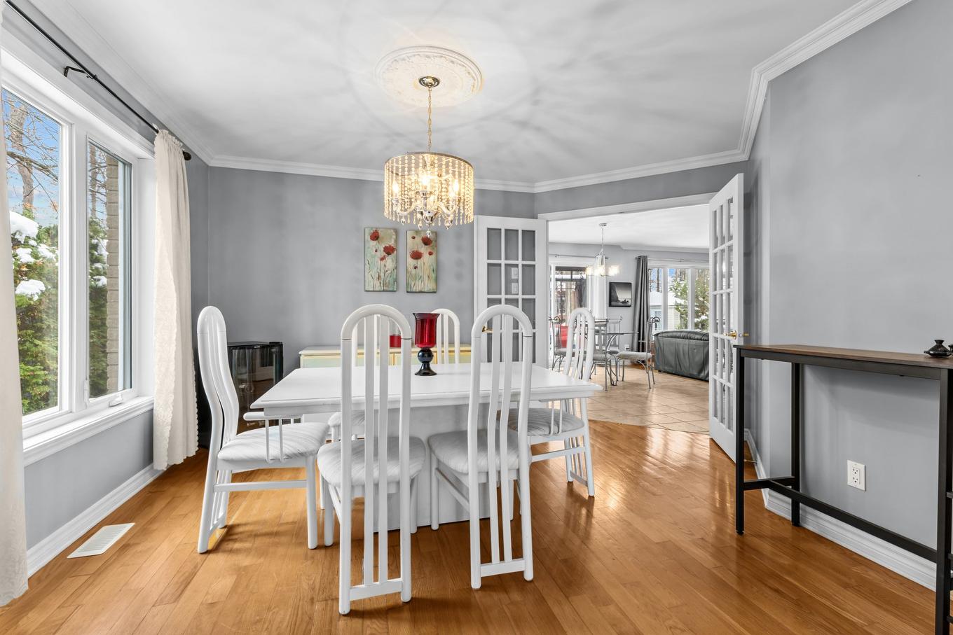 Dining room - 57 Rue De La Valline, Notre-Dame-De-L'Île-Perrot, QC - Indoor Photo Showing Dining Room
