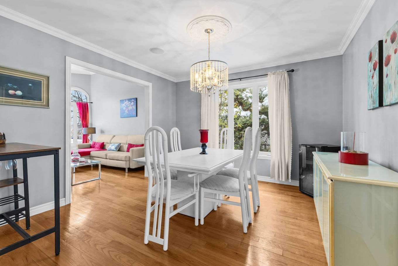 Dining room - 57 Rue De La Valline, Notre-Dame-De-L'Île-Perrot, QC - Indoor Photo Showing Dining Room